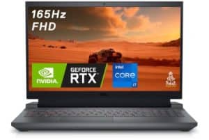 Dell G15 5530 Ordinateur Portable Gaming 15.6" FHD 165Hz, Processeur Intel Core i7-13650HX, NVIDIA GeForce RTX 4050 6Go, RAM 16Go, SSD 512Go, Windows 11 Home, Clavier r&eacute;tro&eacute;clair&eacute; AZERTY Fran&ccedil;ais